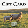 Image of two sheep with Gift Card labeling above them