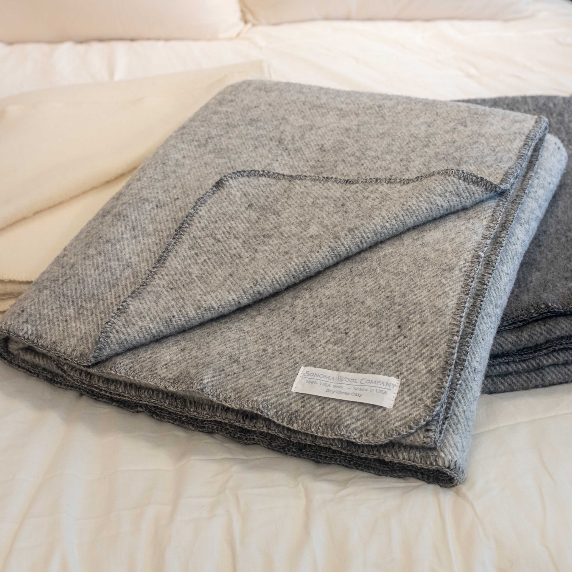 bugaboo wool blanket Classic Woven Wool Blanket Gray / Throw (45