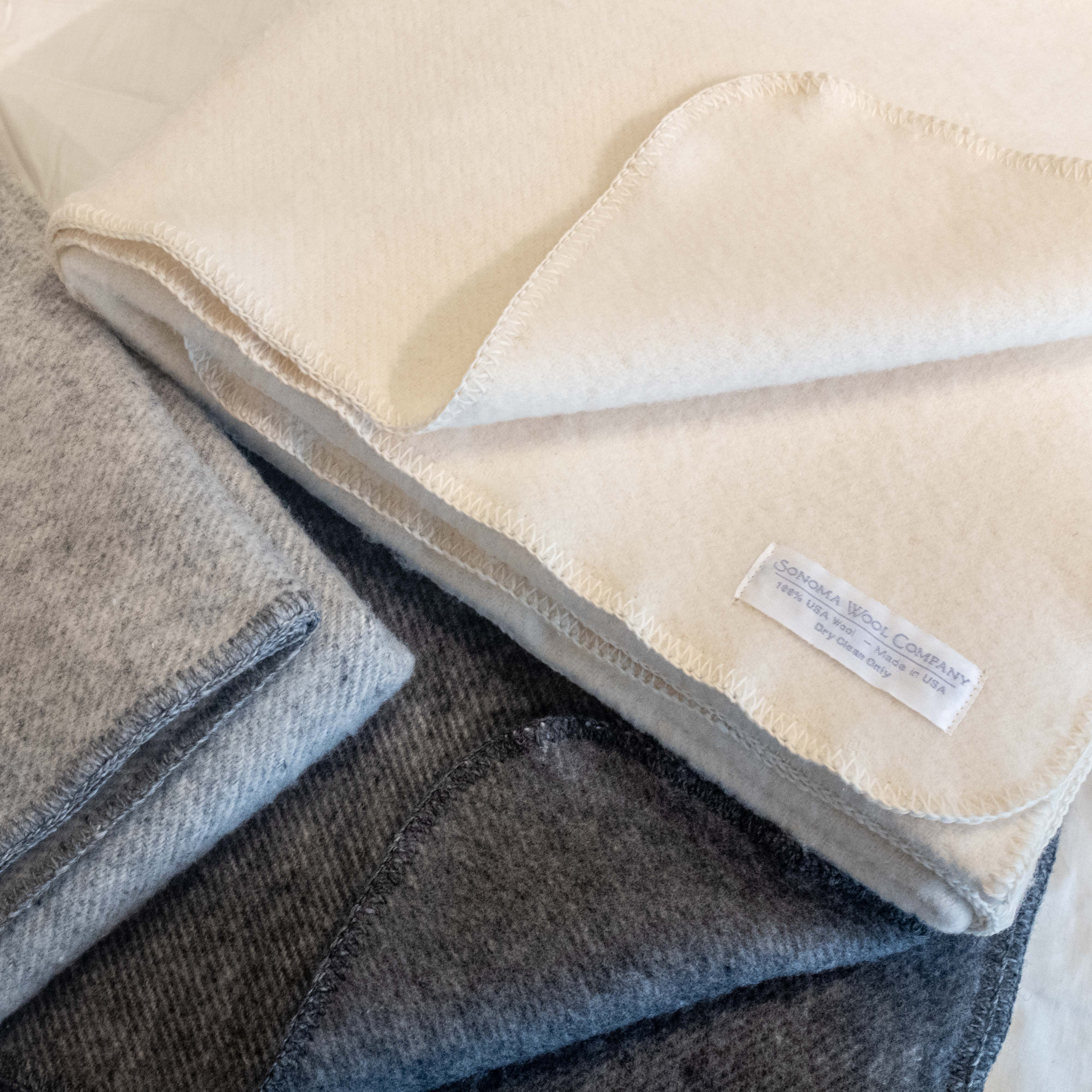 Classic Woven Wool Blanket – Sonoma Wool Company