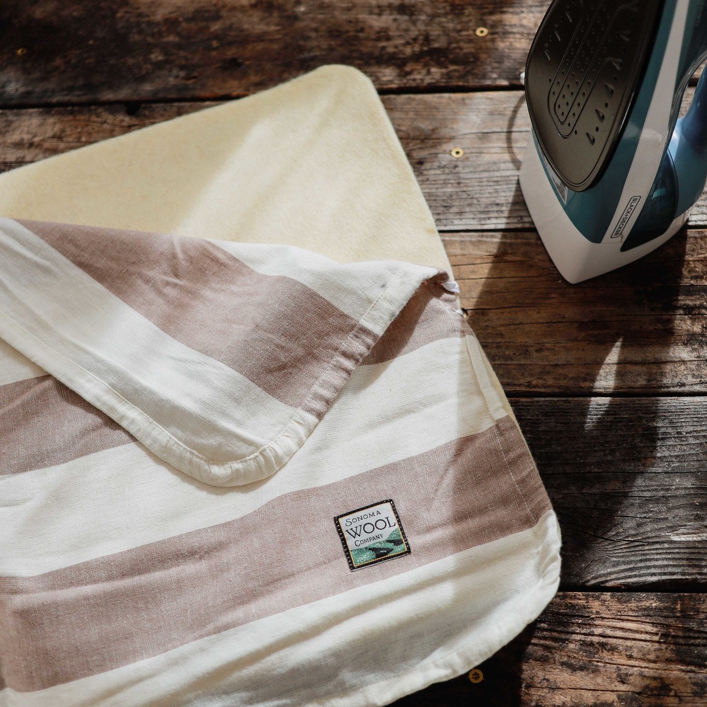 DIY Plastic-Free Ironing Board Cover and Natural Wool Pad » My